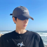 咖德诺帽子男春夏大头围棒球帽潮刺绣百搭嘻哈时尚防晒休闲遮阳鸭舌帽子 M607 灰色 L 可调节 54-60cm