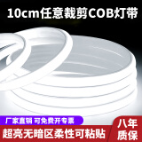 梵耀 超亮cob灯带 220v 室内吊顶客厅灯 户外防水防晒亮化 白光-5米装