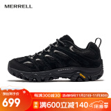 迈乐（Merrell）官方店男女款户外登山徒步鞋减震MOAB 3迈越者轻量防滑耐磨透气 J500510黑色（女） 上新 37