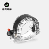 洛克兄弟自行车铃铛山地公路通勤折叠车城市儿童喇叭便携骑行装备 透明 