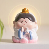 杞乐生日礼物女治愈系神仙桌面小摆件送男友闺蜜伴手礼工位汽车装饰品 小神仙摆件（观音）