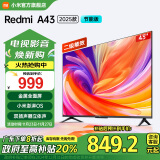 小米电视A43 2025款 43英寸 全高清 金属全面屏 1G+8G  Redmi 双扬声器立体声电视机 L43RA-RA智能电视 43英寸 节能版