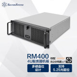 银昕（SilverStone）4U服务器机箱RM400（工控机箱/直立横卧/光驱位/支持ATX主板/CEB主板/配把手/安全锁）