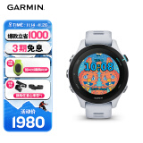 佳明（GARMIN）Forerunner255S音乐版纯净白心率血氧跑步铁三游泳户外运动手表