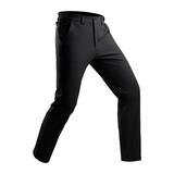 龙牙隐之烈锋保暖软壳直筒长裤冬季加绒加厚直筒通勤防风户外休闲 极夜黑（隐烈裤修身版） 170/86B（高168-173重140-160