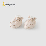 童泰（TONGTAI）童泰新生婴儿秋冬纯棉宝宝步前护脚棉鞋TS43Y219-DS爱心白S