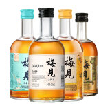 梅见 青梅酒 风味组合 330ml*4瓶 （原味/金桂/青柑/烟熏）