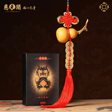 慈元阁带龙头天然葫芦五帝钱挂件汽车车挂精致挂件 天然葫芦+五帝钱
