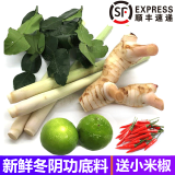 桃李村【顺丰】新鲜冬阴功汤料 香茅草 底料餐厅用柠檬叶香料混合套餐 300g