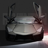 比美高合金车模1：18兰博基尼 雷文顿 LP770静态仿真合金汽车模型 比美高雷文顿哑灰色