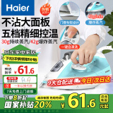 海尔（Haier）电熨斗自动清洗熨斗家用蒸汽挂烫机手持烫斗小型熨烫机干湿双烫 YD1618专销