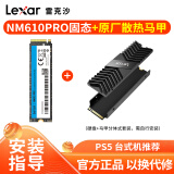 雷克沙（Lexar）NM610Pro 笔记本台式机SSD固态硬盘M.2 NVMe PCle3.0 黑神话悟空装机升级 1TB + 雷克沙散热马甲（强效散热） NM610 PRO主流PCIe3x4|快速