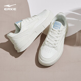 鸿星尔克板鞋女透气女鞋时尚小白鞋简约厚底轻质运动休闲鞋情侣款