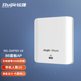 锐捷（Ruijie）无线ap面板 单频路由器大户型wifi入墙式无线接入点 RG-EAP101 V2 白色