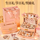 妙贝乐儿童发饰豪华礼盒过家家玩具女孩发圈发夹饰品女童生日礼物