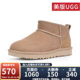 UGG美版雪地靴休闲经典迷你短靴舒适短筒靴 1116109 1116109女款SAND-沙栗色 39