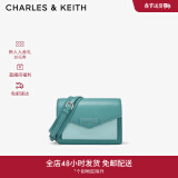 CHARLES&KEITH包包女包单肩包斜挎包信封包女生日礼物CK2-80680780-1 Teal蓝绿色 S