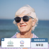 OLIVIO&CO儿童墨镜偏光太阳镜眼镜UV400男女宝宝01-3-6-12岁防紫外线 海军蓝【12岁+】椭圆
