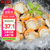 富海锦冷冻带黄扇贝肉 净重2斤 粉丝扇贝食材 火锅烧烤食材海鲜端午聚餐