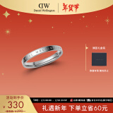 丹尼尔惠灵顿（DanielWellington）dw戒指银色戒指饰品百搭男女戒指新年礼物女DW00400032