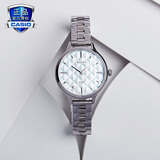 卡西欧（CASIO）七夕节礼物 SHEEN 时尚休闲潮流皮带女表石英手表SHE-4545 送女友 SHE-4545D-2AUPR