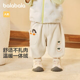 巴拉巴拉童装婴儿裤子宝宝秋冬男女童长裤儿童卫裤天鹅绒男童