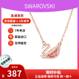 施华洛世奇（SWAROVSKI）粉天鹅系列项链 优雅魅力时尚百搭 生日礼物新年情人节礼物送女友 粉天鹅项链 5469989