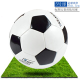 mysports足球耐磨儿童小学生训练比赛用花式沙滩足球成人比赛训练正式用球 5号 黑白 配气筒