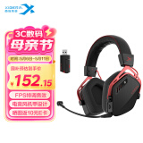 西伯利亚（XIBERIA）K03S2.4G真无线蓝牙游戏耳机头戴式手机低延迟电竞专用三模智显电脑耳机武士黑全网热销