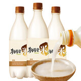 盛源来韩国进口米酒玛克丽玛格丽朝鲜月子米酒水低度发酵延边甜酒白米酒 原味米酒750ml*3