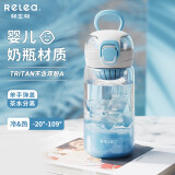 物生物水杯女士随手杯高颜值塑料杯tritan耐高温泡茶杯儿童学生便携杯子