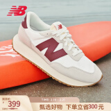 NEW BALANCE NB 官方休闲鞋男鞋女鞋情侣复古低帮舒适百搭237系列运动鞋 米色/白色 MS237SB 36 (脚长22cm)