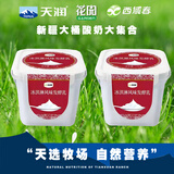 西域春酸奶大方桶新疆老酸奶低温全脂风味水果捞酸奶益生菌生牛乳发酵乳 西域春冰淇淋酸奶大桶2斤*2