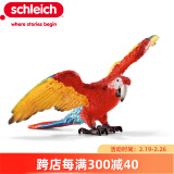 思乐（Schleich S）仿真野生动物模型鹦鹉天鹅男女孩儿童玩具 金刚鹦鹉14737