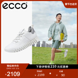 爱步（ECCO）休闲鞋男士 软底户外运动鞋轻便跑步鞋牛皮休闲鞋男鞋 灵动525204 白色52520450874 41