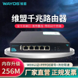 维盟（wayos） 220千兆路由器企业级出租屋宽带叠加pppoe拨号智能流控带机60台