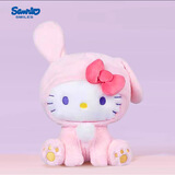 Hello Kitty三丽鸥毛绒玩具猫咪玩偶摆件布娃娃抱枕生日礼物女生 凯蒂猫公仔