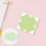 国誉(KOKUYO)Campus双层意匠便签折叠款替芯便利贴记事贴 四叶草 1个装 WSG-MEKS02-93