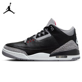 耐克NIKE男休闲鞋乔丹AJ3 JORDAN 3 OG运动鞋DN3707-010黑水泥44