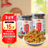 花桥牌 螺蛳粉伴侣老坛酸豆角 调味品桂林米粉配菜腌酱菜下饭菜220g*2瓶