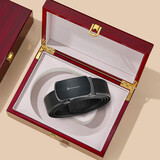 金利来皮带男自动扣腰带精美高档木礼盒装商务裤带 生日礼物送礼