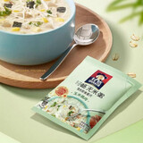 桂格（QUAKER）【社群】桂格小包装麦片5系即食混合薏仁黑芝麻燕麦懒人营养早餐 【咸味无米粥】鸡肉味35g*12袋