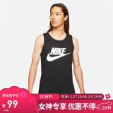 耐克男子运动背心TANK ICON FUTURA运动服AR4992-013 黑色 L