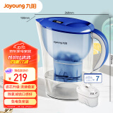 九阳（Joyoung）过滤净水器 家用滤水壶 净水壶 3.5L(蓝色）四重过滤 智能换芯提醒 B05E一壶7芯