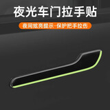 智骋适用特斯拉model3/y车门把拉手贴片夜发光配件改装防刮保护膜外饰
