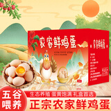 云依禾农庄 新鲜现捡土鸡蛋谷物虫草柴鸡蛋  粉皮散养草鸡蛋鲜鸡蛋 40枚鸡蛋礼盒