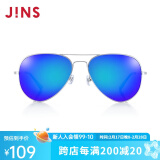 JINS睛姿 太阳镜男墨镜偏光镜开车驾驶镜蛤蟆镜潮流眼镜 MMF15S860 292P 灰色镜面