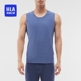 海澜之家【小火-Air7】保暖背心男双面绒230g薄款无痕保暖上衣马甲