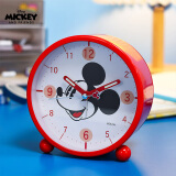 迪士尼（Disney）闹钟学生专用起床神器 大铃声桌面儿童闹钟 走时静音夜灯卧室懒人床头闹钟 新年米奇闹钟