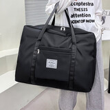 威尔基行李袋旅行包行李包待产包收纳袋孕妇入院手提袋大容量搬家打包袋 经典黑【干湿分离】特大号